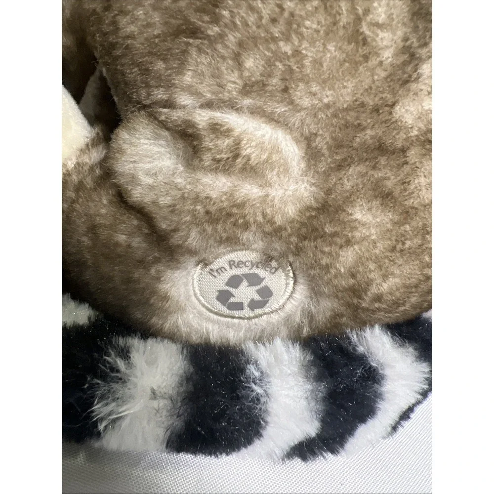 THE PETTING ZOO RECYCLED RING TAIL CAT PLUSH STUFFED ANIMAL
